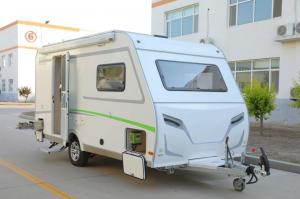 China Multiple People Lightweight Travel Trailer AL-Ko Chassis 4-6 Person Camping Trailer on sale