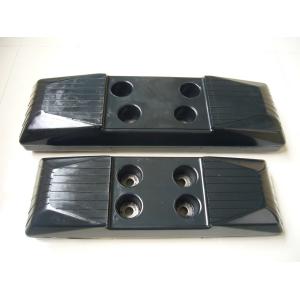 Light Weight Excavator Rubber Pads Special Designed Rubber Formula Durable