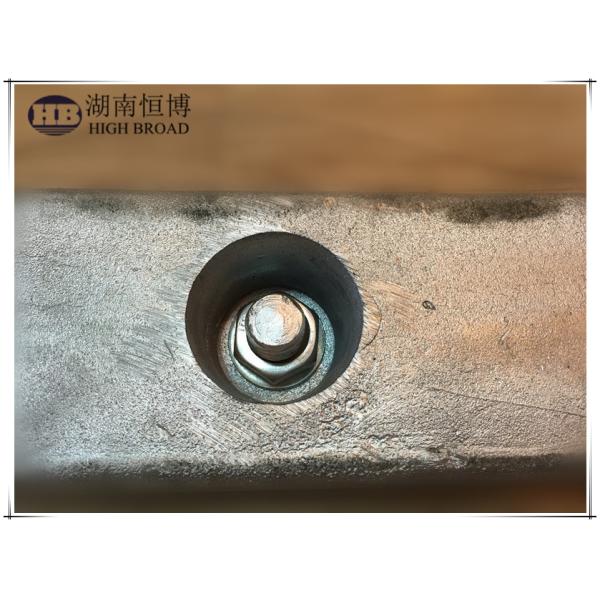 Aluminum Ballast Tank Anodes With Low Iron , High Purity Aluminum Zinc Indium Alloys