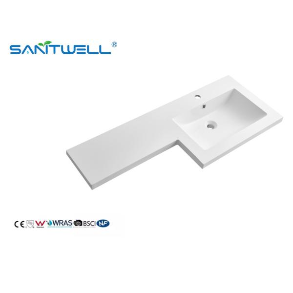 SWBG1100R Wholesale Models Right Hand Stone Resin Basins OEM Customized