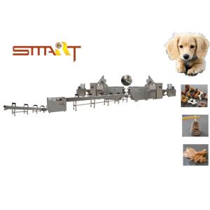 Automatic Pet Treat Machine For Dog Chew Snacks / Semi Moist Pet Food Making