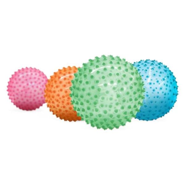 Unisex Large Value Spike Plastic Ball Customized LOGO Inflatable Sensory Ball for Babies