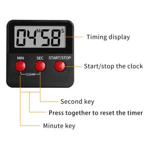 DTH-68B Digital Count Up And Down Magnetic Timer Clock With Alarm Fast Setting