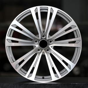 Cheap new staggered forged aftermarket Gloss Silver forged wheel retails for sale
