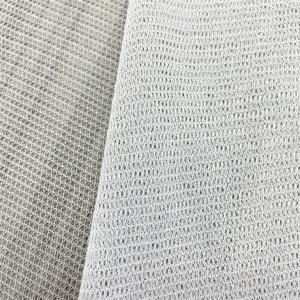Jersey Polyester Tulle Mesh Fabric Mosquito Net Grey Width 142-155cm