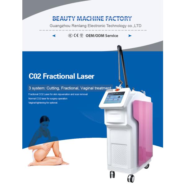 60W RF CO2 Fractional Vaginal Tightening Laser Machine With 20,000,000 Shots