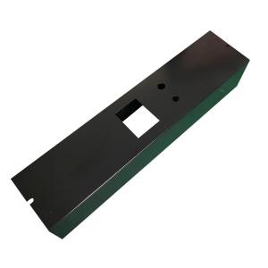 China High Precision Carbon Steel TV Bracket with Cold Stamping and OEM Black Powder Coating on sale