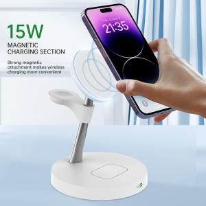 Folding Wireless Charger T269D Support 15W/10W Fast Charger With Night Lamp suit