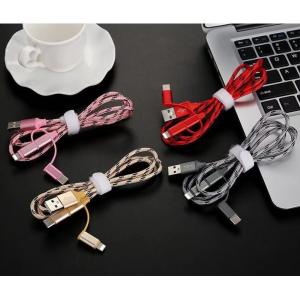 3 IN 1 SYNC AND CHARGE CABLE, LIGHTNING MICRO TYPE-C FOR ALL SMART PHONES