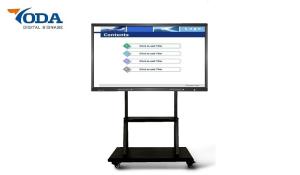 China LCD Interactive Touch Screen UHD Interactive Touch Screen Whiteboard For School on sale