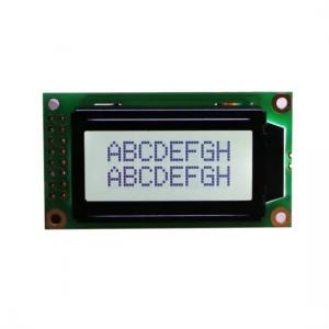 China 0802 COB Blue REACH RoHS ISO Display Transflective Stn Monochrome  LCD Module on sale