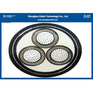 6/10KV MV Three Cores Power Cable (Armoured) , XLPE Insulated Cable IEC 60502