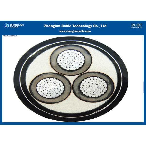 Quality 6/10KV MV Three Cores Power Cable (Armoured) , XLPE Insulated Cable IEC 60502/60228（CU/PVC/XLPE/LSZH/DSTA） wholesale