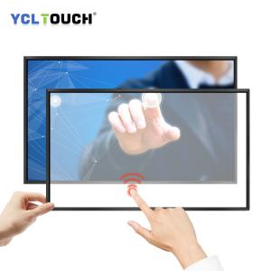 Cheap 65 Inch Infrared Ir Sensor Black Business Android USB Aluminium screen touch frame overlay touch open frame for sale