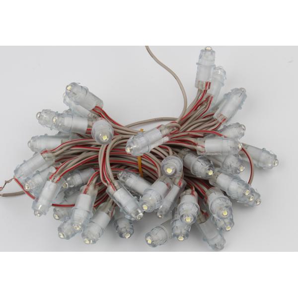 Anti UV 12V Miracle Bean Rgb Led Pixels 9mm Epistar Chip Pvc F5