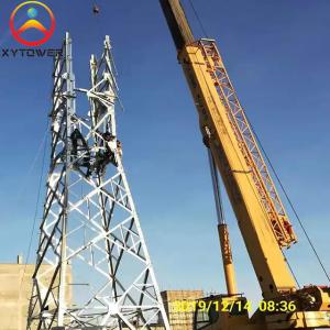 Galvanized Q235/Q355 Angle Steel Single Circuit Lattice Electrical Transmission