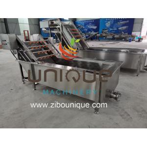 Vegetable Washing Machine for Fruit and Vegetable Chilli Bubble Flood Processing