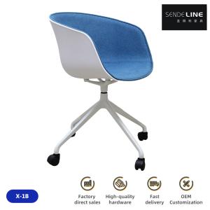 White Rotate Finished Bar Chair With Customizable Colors And Rotate Function