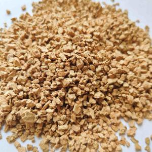 2mm To 4mm Granulated Cork Raw Material Bulk Insulation Wearproof
