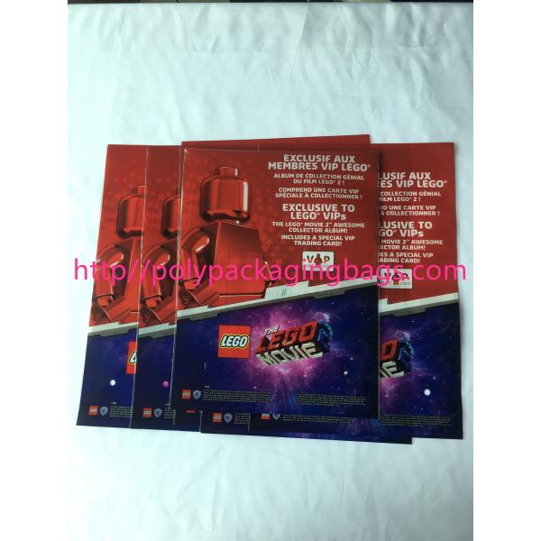 Plastic Transparent Packaging Self - Adhesive Bag Custom Printed SGS Reach Rohs