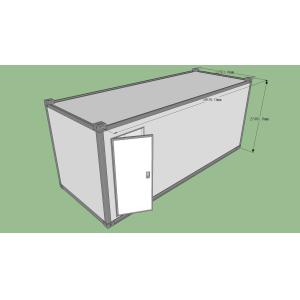 Eco Friendly Portable Toilet Container With Sandwich Panel Composite