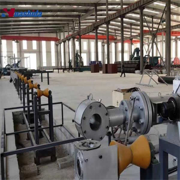 One-Step Polyurethane Insulation Pipe Manufacturing Line for Building Constructi