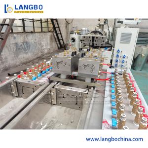 PVC Cable Trunk Extrusion Machine with 55/110 Conical Twin Screw Extruder for