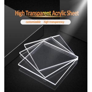 3x1220x2440mm Cast Acrylic Board 100% PMMA Glossy Or Matte Surface Finish