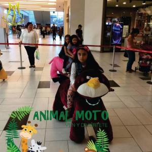 Hansel children play game electronic coin operated ride on plush animals