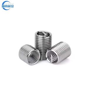 Cheap Standard Tools Compatible Wire Thread Inserts with Followed Drawing Specification and Zinc Plated Surface for sale