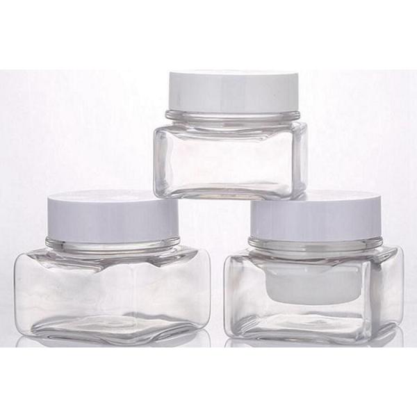 Quality ODM Square Pet 50g 80g Cream Mask Empty Jar wholesale