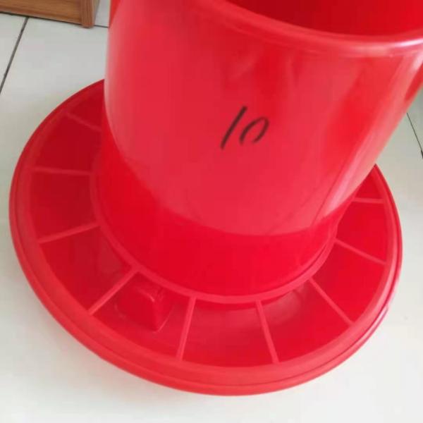 Quality Plastic Bucket Feeding System PE Poultry Feeder Drinker wholesale