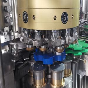 Canned coconute milk juice filling seaming machine with cold glue labeling