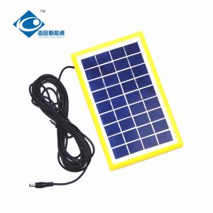 China 9V 3W solar panel photovoltaic ZW-3W-9V-1 Glass Laminated Solar Panel for portable solar charger on sale