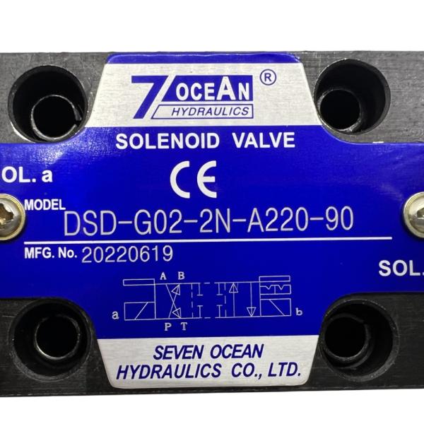 Quality 7 OCEAN Pneumatic Solenoid Valve DSD-G02-2N-A220-90 AC220 Voltage Directional Control Valve wholesale