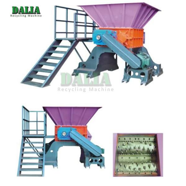 11 - 37KW Power Scrap Metal Shredder Over Load Protection With Strong Crushing