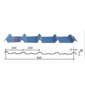 840 / 900mm Double Layer Roll Forming Machine For Pressing Glazed Roof Tile