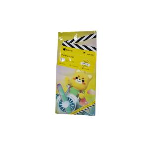 Moisture Proof Flat Bottom Bag With Easy To Open And Close Slider Closure Rack