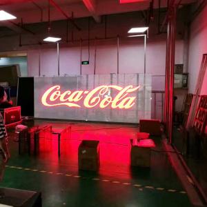 Ultra Low Decay Transparent Glass LED Screen Low Power Consumption