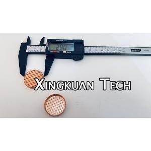 Dryer Filter Screen Diameter 29mm Punching Round Hole Disc Copper Plated