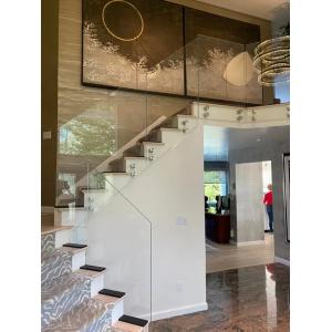 10 5+5 MM 553 Clear Tempered Laminated Glass For Staircase Glass With Handrails