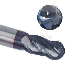 Cheap 8mm 4F 9/16&quot; 7/16&quot; 5/16&quot; Ball Nose End Mill Steel Cnc Ball Nose Bit for sale