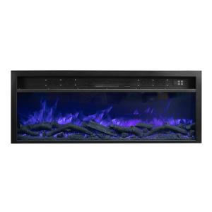 47inch Built-In Wall Mount Fireplace Bluetooth Speakers 5 Muilti-Colors Fire