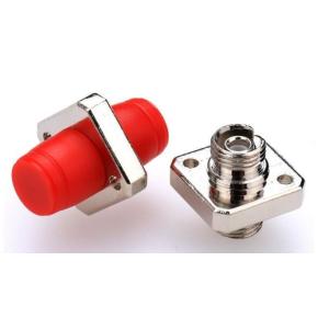 China Square Solid Metal Optical Fiber Adapter FC Upc To FC Upc Singlemode Multimode on sale