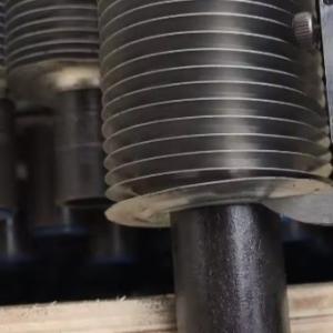 China DELLOK Temperature Carbon Steel Fin Tubes Grooved Embedded Fin Tube 0.3-1.2mm Pressure 1.0MPa - 4.0MPa on sale