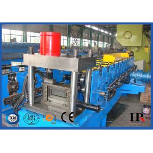 U-shaped Purline Sheet Metal Cold Roll Forming Machine 15 KW Steel Frame