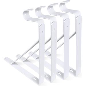Black White Heavy Duty Closet Shelf Rod Brackets Sample Offered Wall Mounted Shelves