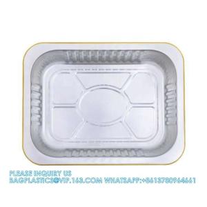1800ml/4LB, Sturdy Aluminum Foil Pans With Lids For Cooking, Baking, Reheating,