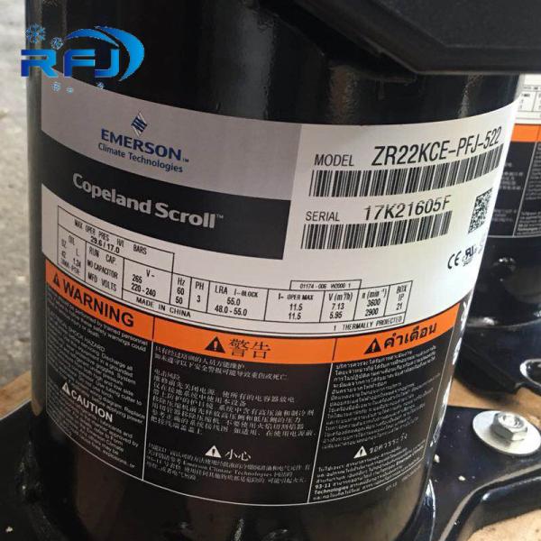 Refrigerated Copeland Scroll Compressor ZSI14KQE-TFP-527 With CE Certification