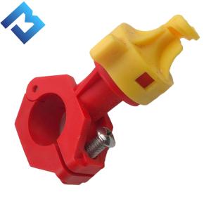Road Roller Machine Spare Part Plastic Spray Nozzle Yellow And Red For Bomag